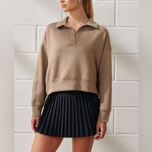 Abercrombie & Fitch A&F YPB MotionTek Lined Pleated Skirt Shorts XL NWT